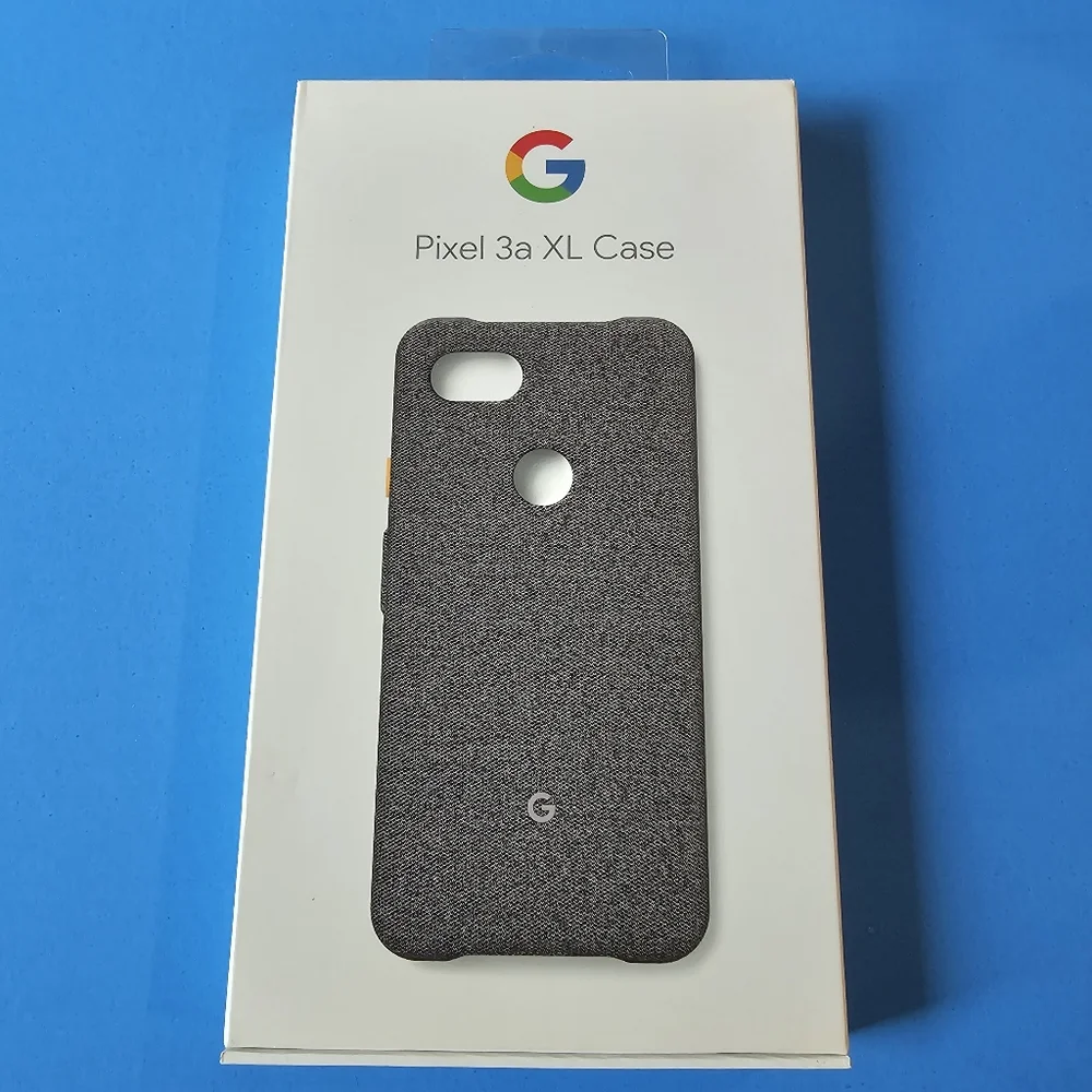Pixel 3a XL - Google Brand Fabric & Leather Case (GREY)